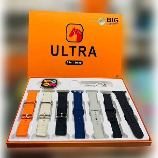7-in-1 Smart Watch with 7 Interchangeable Straps | Bluetooth Calling & Fitness Tracker
